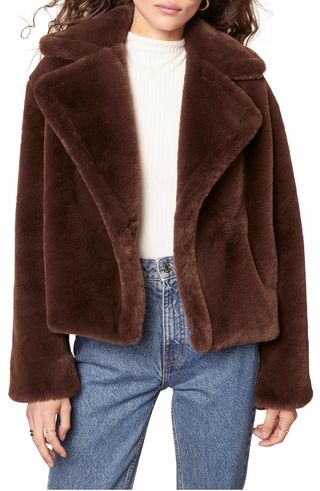 Bb Dakota + Big Time Faux Fur Jacket