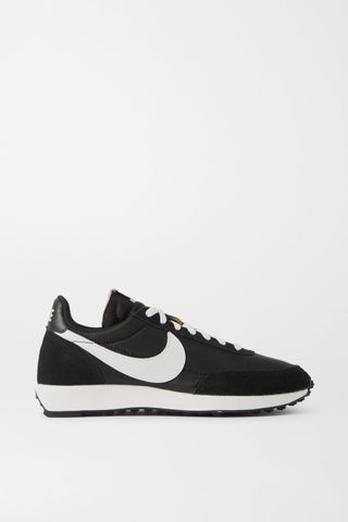 Nike + Air Tailwind 79 Leather-Trimmed Shell and Suede Sneakers