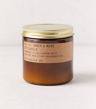 P.F. Candle Co + Amber Jar Soy Candle