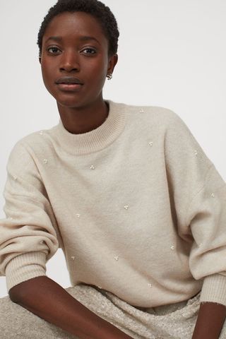 H&M + Studded Sweater
