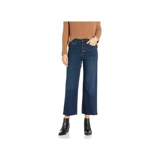 Goodthreads + High-Rise Wide Leg Cropped Jeans