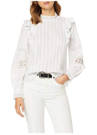 Find. + Ruffled High-Neck Blouse