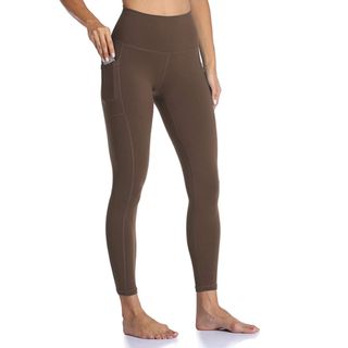 Colorfulkoala + High Waisted Yoga Pants 7/8 Length Leggings With Pockets