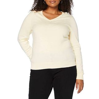 Meraki + Lightweight Cotton V-Neck Sweater