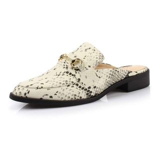 Footself + Comfortable Slip On Chain Decorated Loafers