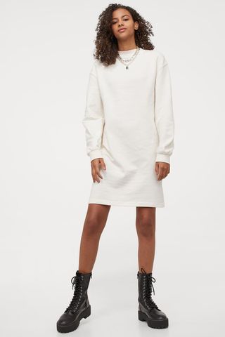 H&M + Short Sweatshirt Dress