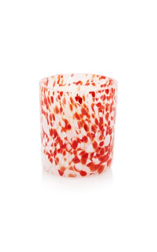 Wave Murano Glass + Sandalwood Scented Candle, 450g