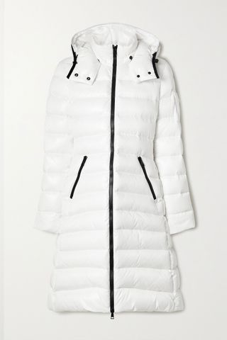 Moncler + Moka Hooded Quilted Shell Down Coat