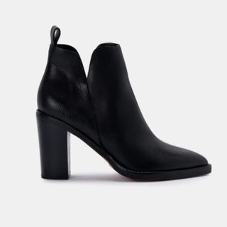 Dolce Vita + Shanon Booties in Black Leather