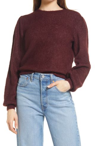 Vero Moda + Efile Puff Sleeve Sweater