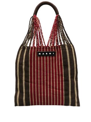 Marni + Market Logo Striped Tote