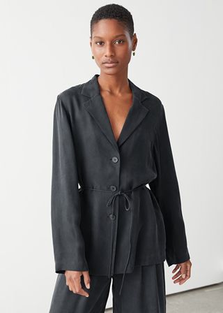 & Other Stories + Relaxed Belted Blazer