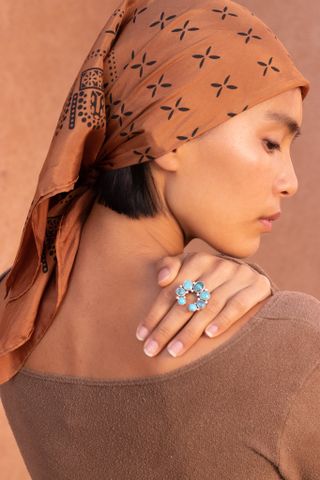 Mary Jane Garcia + Navajo Made Naja Ring