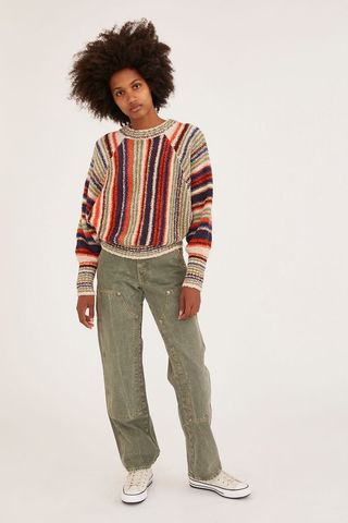 Urban Outfitters + Falcon Striped Dolman Sweater