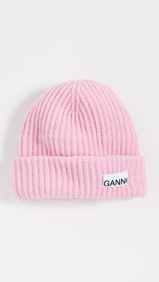 Ganni + Rib Knit Beanie