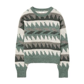 Isabel Marant Étoile + Gatsy Intarsia-Knit Alpaca-Blend Sweater