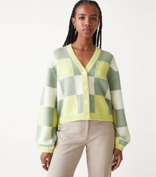 & Other Stories + Colour Block Knit Cardigan