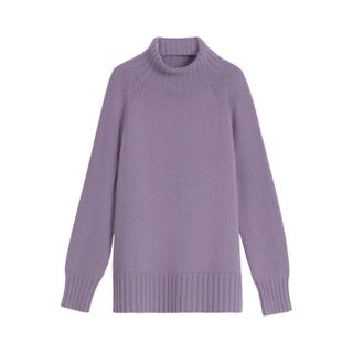 Max Mara + Wool and Cashmere Polo-Neck Sweater
