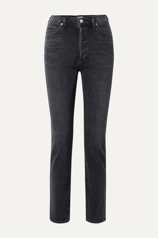 Citizens of Humanity + Olivia High-Rise Slim-Leg Jeans