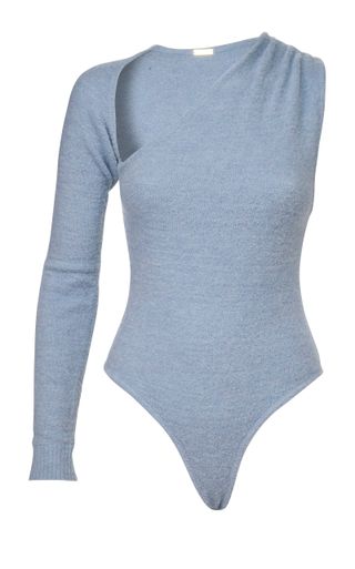 Dodo Bar Or + Tesh Asymmetric Knit One-Shoulder Bodysuit