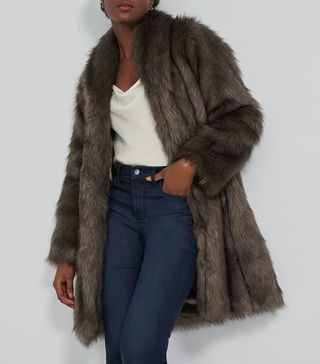 J Brand + Reese Faux-Fur Coat