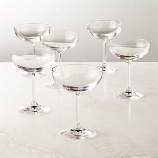 CB2 + Marie Coupe Cocktail Glasses, Set of 6