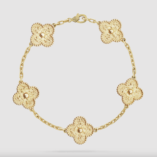 Van Cleef & Arpels + Vintage Alhambra Bracelet, 5 Motifs