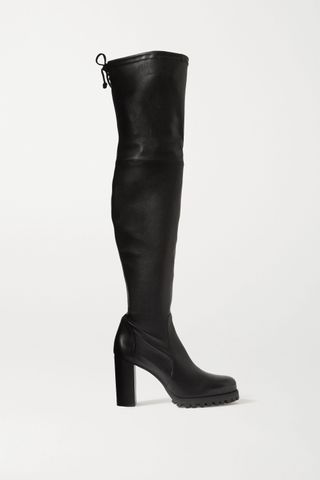 Stuart Weitzman + Zoella Leather Over-The-Knee Boots