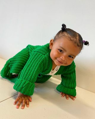 Hanifa + Baby Miya Knit Cardigan Dress