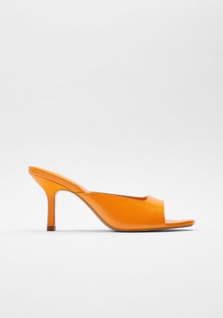 Zara + Square Heeled Sandals