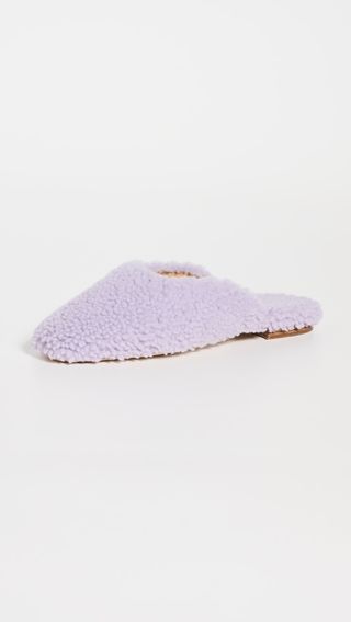 Sleeper + Lavender Shearling Slippers