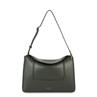 Wandler + Penelope Green Leather Top Handle Bag