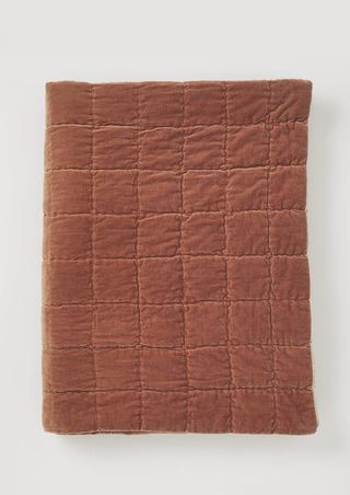 Toast + Hand Stitched Organic Velvet Quilt