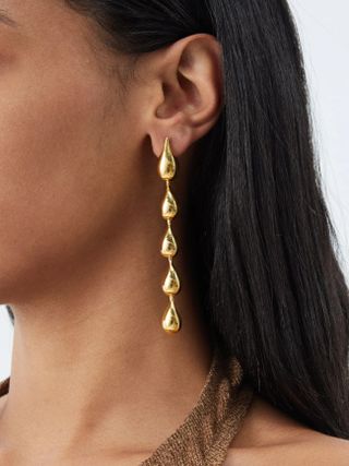 Daphine + Siena 18kt Gold-Plated Earrings