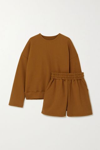 Frankie Shop + Jamie Cotton-Jersey Sweatshirt and Shorts Set