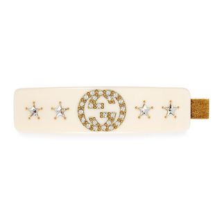 Gucci + GG Crystal-Embellished Hair Clip