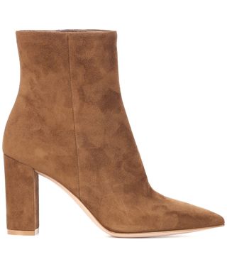 Gianvito Rossi + Piper 85 Suede Ankle Boots