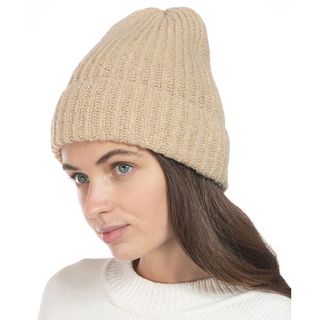 Style & Co + Rib Solid Beanie With Lurex