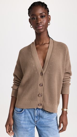 Jenni Kayne + Cropped Cotton Cocoon Cardigan