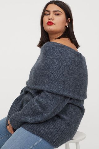 H&M + Off-The-Shoulder Sweater