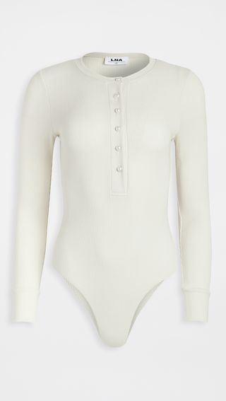 Lna + Nolan Waffle Bodysuit