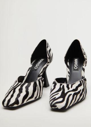 Mango + Zebra Leather Shoes