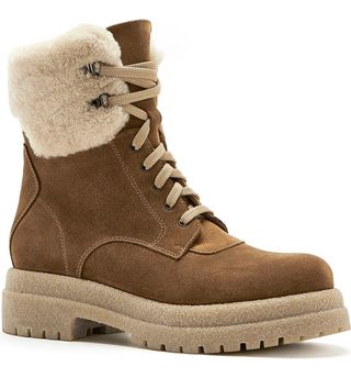 La Canadienne + Victor Genuine Shearling Lined Waterproof Boot