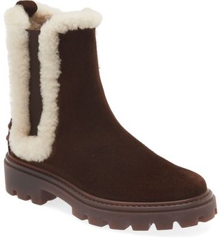 Tod's + Gomma Genuine Shearling Lined Chelsea Boot