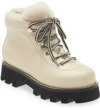 Proenza Schouler + Genuine Shearling Lined Hiker Boots