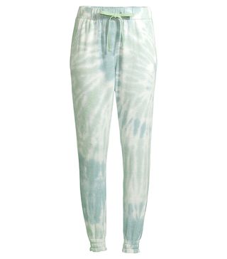 Scoop + Tie Dye Joggers With Elasticized Cuffs