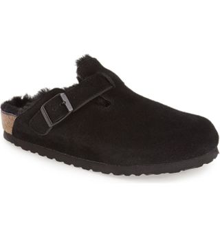 Birkenstock + Boston Genuine Shearling Lined Clogs