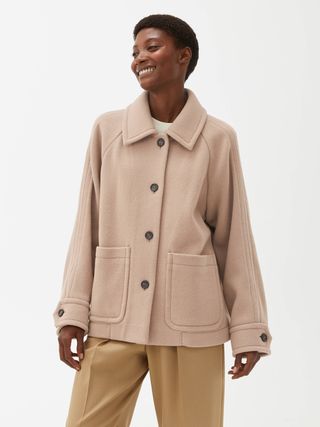 Arket + Overshirt-Style Wool Jacket