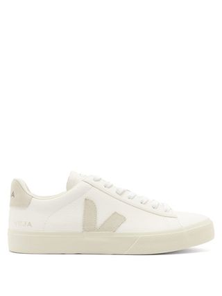 Veja + Campo V-Logo Leather Trainers