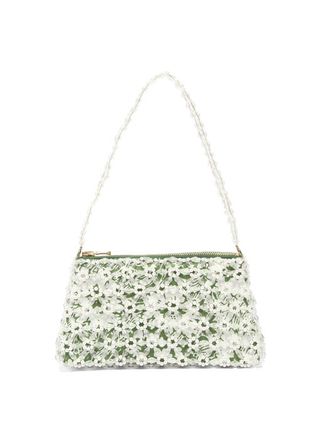 Shrimps + Dawson Floral-Beaded and Faux-Pearl Bag